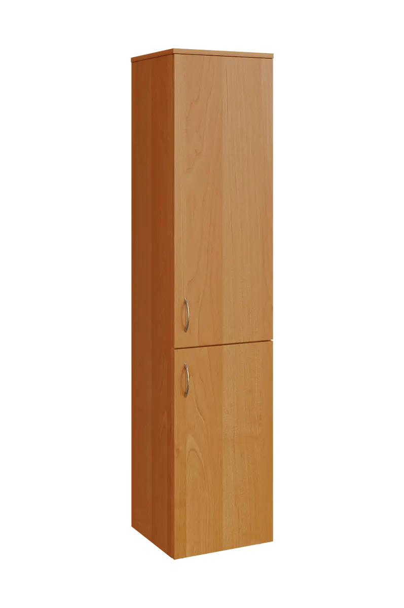 N 5 - 42D kancelářská skříň, 2-dveřová, pravá, 1800x400x400, olše jantar